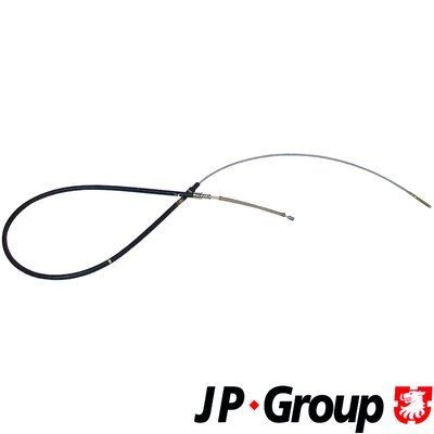 JP GROUP 1170303600 Hand brake cable Rear, 1624/891mm, Drum Brake