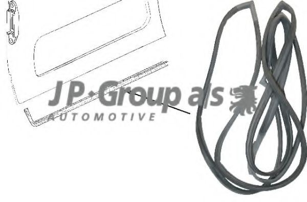 Autotürdichtung Gummidichtung für VW T5 T6 2003-2023 Türdichtung Gummi