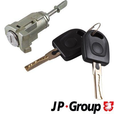 JP GROUP 1187550910 Lock Cylinder Kit Left Front