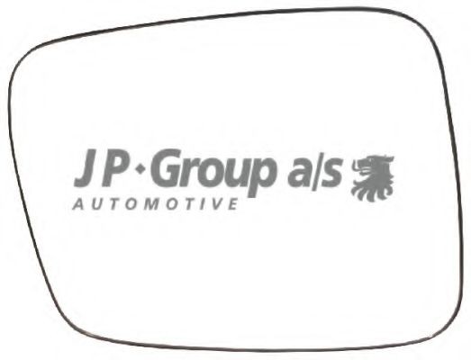 Original JP GROUP 1189302986 Side view mirror glass 1189302980 for VW PASSAT