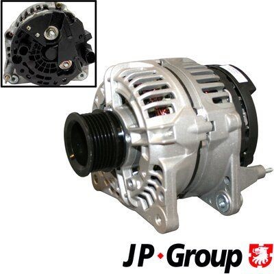 JP GROUP 1190100800 Alternator 14V, 90A, li 90, Ø 56 mm