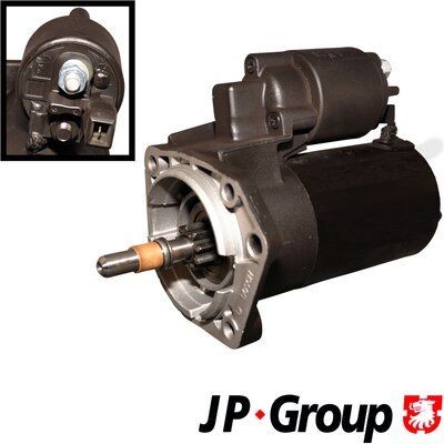 JP GROUP 1190301600 Starter motor 12V, 0,9kW, Number of Teeth: 9