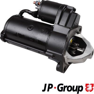 JP GROUP 1190302400 Starter motor 12V, 1,7kW, Number of Teeth: 10, 9