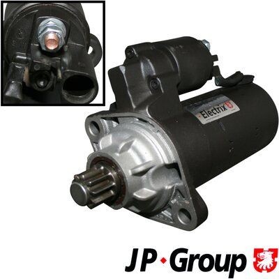 JP GROUP 1190304600 Starter motor 12V, 2,2kW, Number of Teeth: 10
