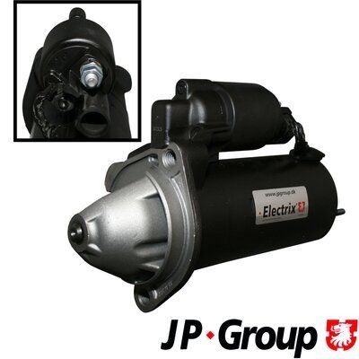 JP GROUP 1190305200 Starter motor 12V, 2kW, Number of Teeth: 9