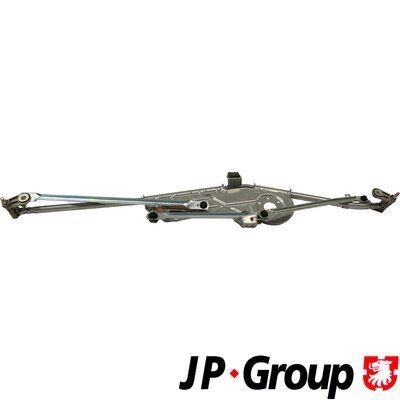 JP GROUP 1198100800 Wiper Linkage for left-hand drive vehicles, Front, without electric motor