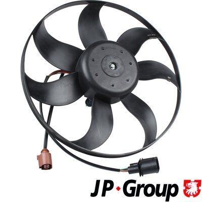 JP GROUP 1199106200 Fan, radiator Ø: 363 mm, 228W, without radiator fan shroud