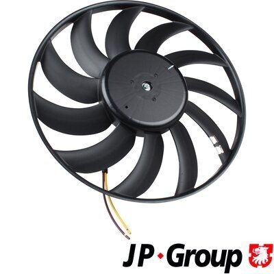 JP GROUP 1199106470 Fan, radiator Ø: 370 mm, 240W, without radiator fan shroud