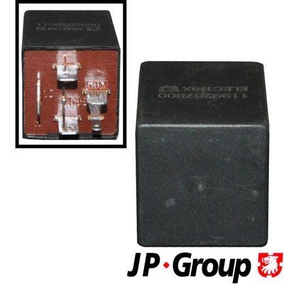Volkswagen CADDY Wiper relay JP GROUP 1199207800 cheap