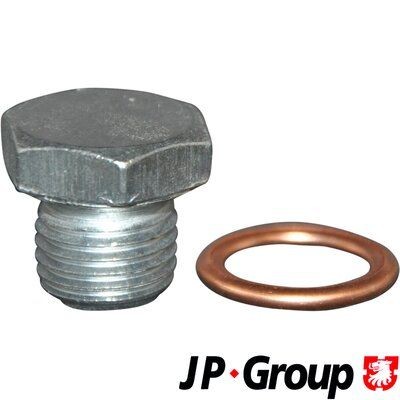 JP GROUP 1213800100 Sealing Plug, oil sump M14x1,5, Steel, Spanner Size: 19