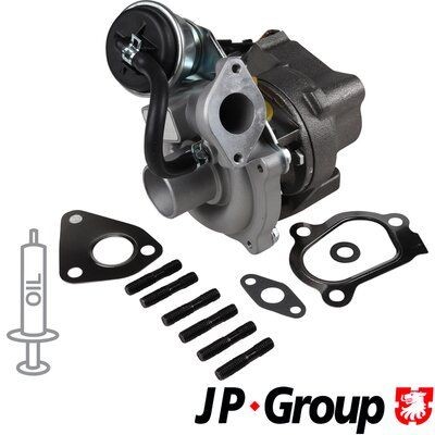 JP GROUP 1217400300 Turbocharger Exhaust Turbocharger, Incl. Gasket Set