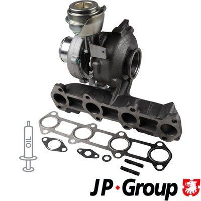 Turbocharger JP GROUP Exhaust Turbocharger, Incl. Gasket Set - 1217400500
