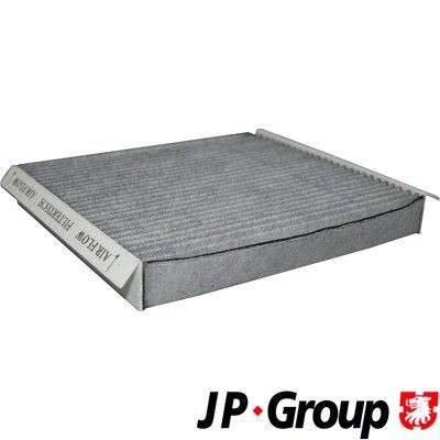 JP GROUP 1228101600 Filtro, aria abitacolo Cartuccia filtro, 241 mm x 240,5 mm x 32 mm