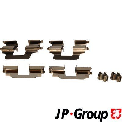JP GROUP 1263650710 Accessory Kit, disc brake pads Rear Axle, Disc Brake