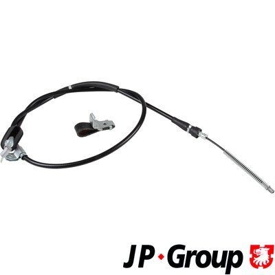 JP GROUP 1270305300 Hand brake cable Right Rear, 1507/1291mm, Drum Brake