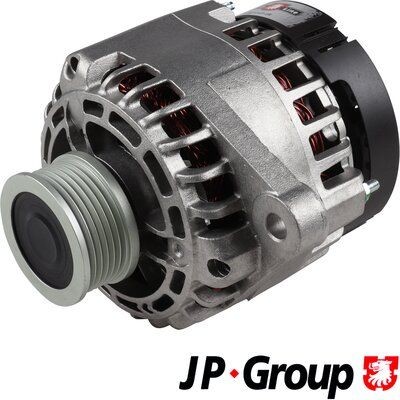 JP GROUP 1290101300 Alternator 14V, 105A, M5 D+, M8 B+, 0230, Ø 62 mm