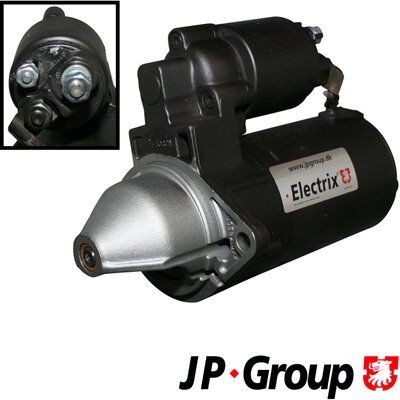 JP GROUP 1290300600 Starter motor 12V, 1,1kW, Number of Teeth: 9, Ø 83 mm