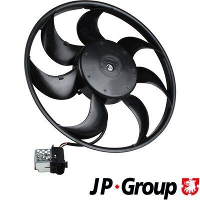 JP GROUP Fan, radiator 1299101000 Opel ASTRA 2003