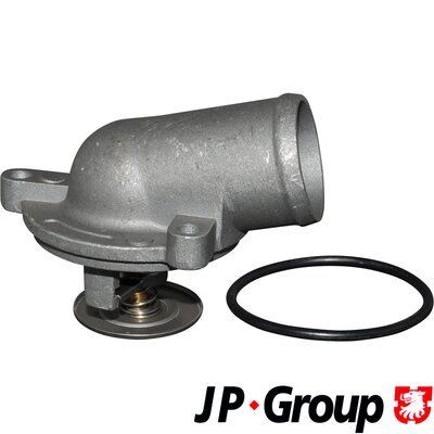JP GROUP 1314600310 Engine thermostat Opening Temperature: 87°C, with gaskets/seals, with housing