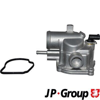 JP GROUP 1314600910 Engine thermostat Opening Temperature: 92°C, with gaskets/seals, with housing