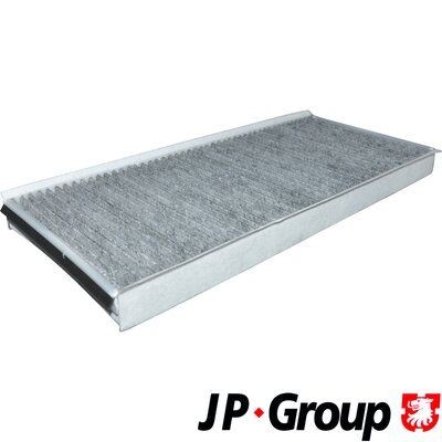 JP GROUP 1328102200 Pollen filter Activated Carbon Filter, 374 mm x 166 mm x 27 mm