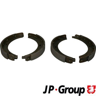 JP GROUP 1363900210 Brake Shoe Set Rear Axle, 164 x 20 mm, without lever