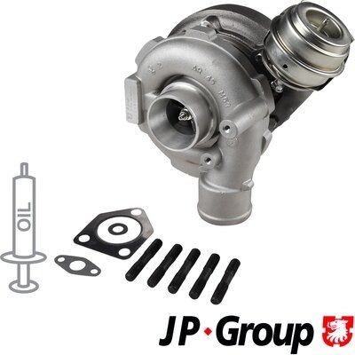 JP GROUP 1417400200 Turbocharger Exhaust Turbocharger, Incl. Gasket Set