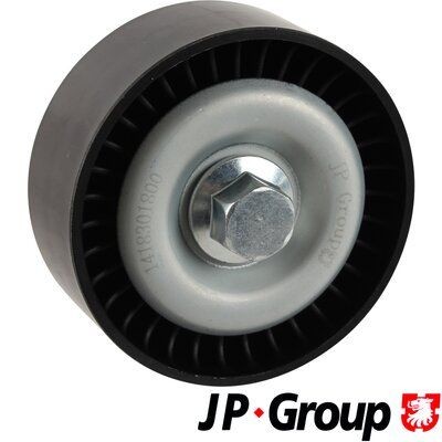 JP GROUP 1418301800 Deflection / guide pulley, v-ribbed belt BMW 3 Compact (E46) 316 ti 105 hp Petrol 2005