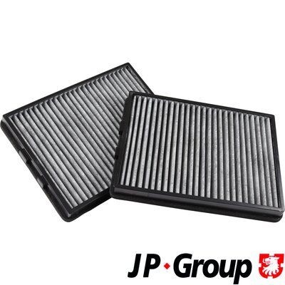 1428100419 JP GROUP Activated Carbon Filter, 262 mm x 198 mm x 32 mm Width: 198mm, Height: 32mm, Length: 262mm Cabin filter 1428100410 buy