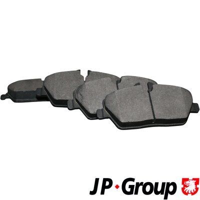 JP GROUP 1463601210 Brake pad set Front Axle, prepared for wear indicator