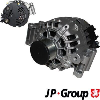JP GROUP 1490101400 Alternator 12V, 110A, COM/BSS-D, M8, 0240, Ø 49 mm