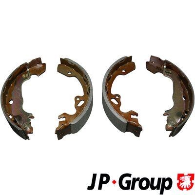 Original JP GROUP BS4307 Brake drums and shoes 1563900610 for FORD FOCUS