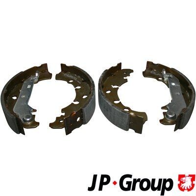 original Mazda 2 DY Brake shoes front and rear JP GROUP 1563900810