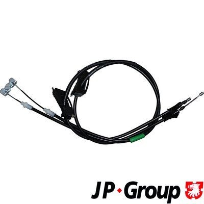JP GROUP 1570302900 Hand brake cable Rear, 1480/1320mm, Drum Brake