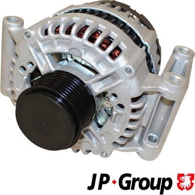 JP GROUP 1590101200 Alternator 14V, 150A, L-DFM, M8 B+, 0121, Ø 60 mm