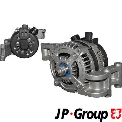 JP GROUP 1590104100 Alternator 14V, 120A, S-SIG-FR, 0138, Ø 49 mm