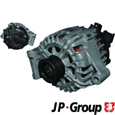 JP GROUP 1590104600 Alternator 14V, 120A, COM/LIN1, M8 B+, 0213, Ø 49 mm