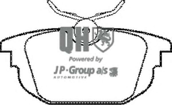 JP GROUP 3363700419 Brake pad set 794089
