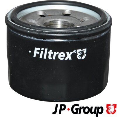 JP GROUP 6118500100 Oil filter with one anti-return valve, Spin-on Filter