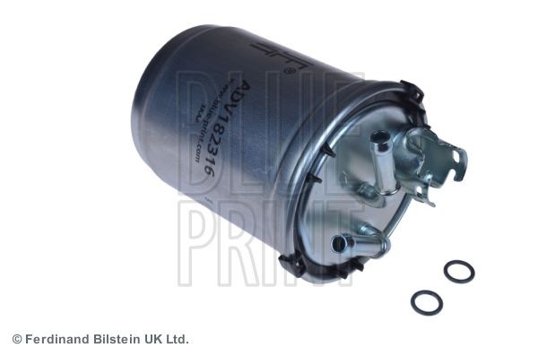 BLUE PRINT ADV182316 Fuel filter In-Line Filter, with seal ring