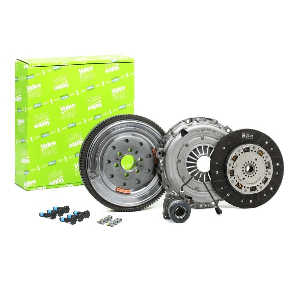 VALEO FULLPACK DMF (CSC) with dual-mass flywheel, with central slave cylinder, with screw set, with lock screw set, without sensor, 240mm Clutch replacement kit 837300 buy