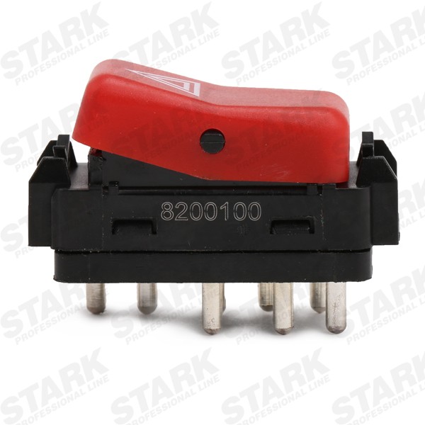 STARK SKSH-2080003 Hazard Light Switch 8-pin connector, 12V