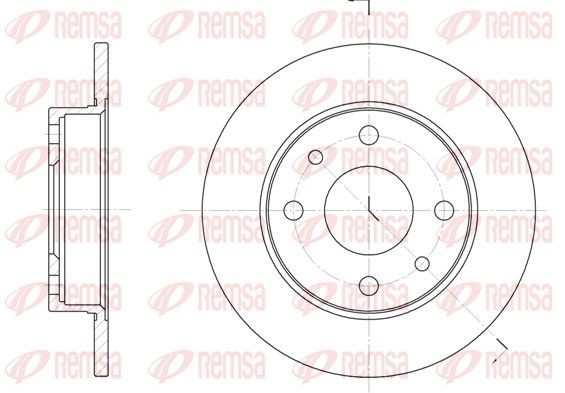 REMSA 6110.00 Brake disc FIAT experience and price
