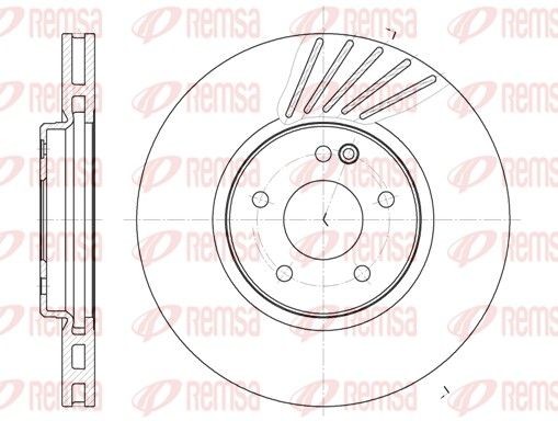 BDM7161.20 REMSA Front Axle, 316x28mm, 5, Vented Ø: 316mm, Num. of holes: 5, Brake Disc Thickness: 28mm Brake rotor 61127.10 buy