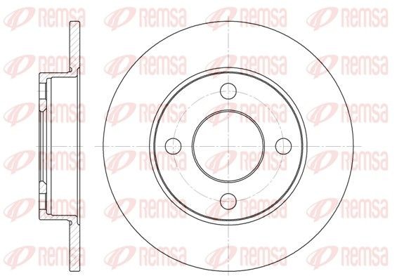 Renault TRAFIC Brake discs and rotors 8202491 REMSA 6120.00 online buy