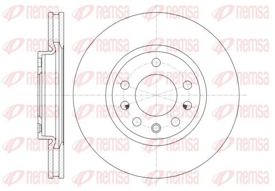 Opel CORSA Brake disc set 8202555 REMSA 61318.10 online buy