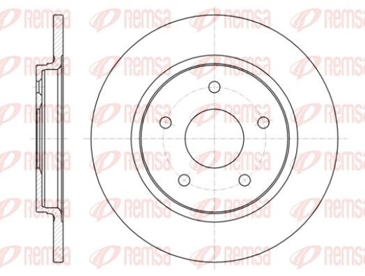 REMSA 61394.00 Brake disc FIAT experience and price