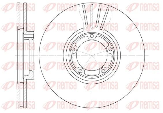 REMSA Disc brakes rear and front FORD Transit Mk4 Platform/Chassis (VE83) new 6518.10