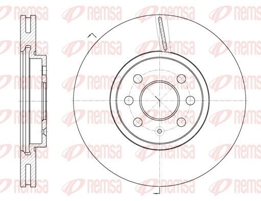Opel SENATOR Brake discs and rotors 8203258 REMSA 6685.10 online buy