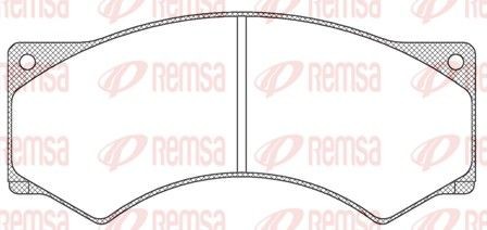REMSA JCA 277.00 Bremsbeläge für DAF F 900 LKW in Original Qualität